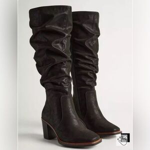 Torrid Dark Heeled Slouch Boots